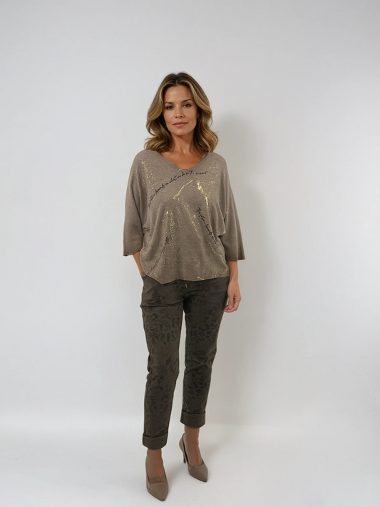 02982 Pantalon Imprimé