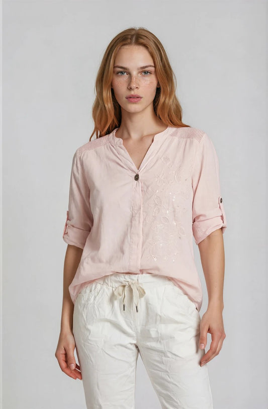 03156 Chemise Perlée