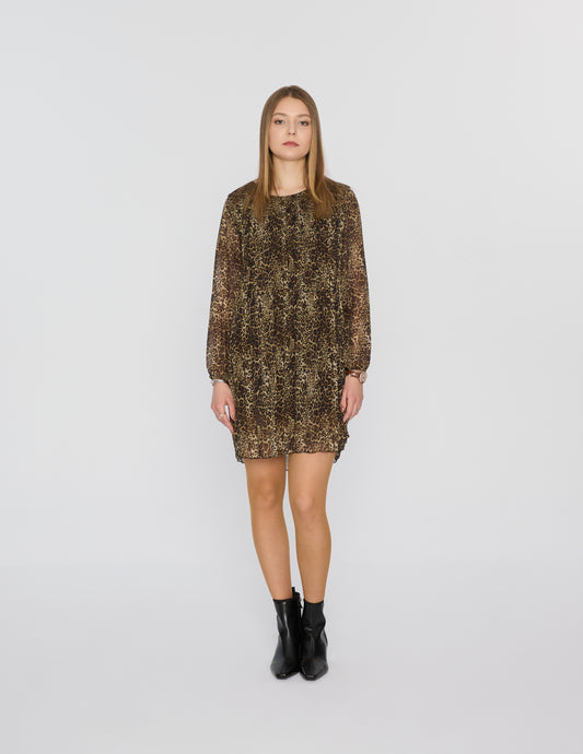 LCW25-038 Robe léopard