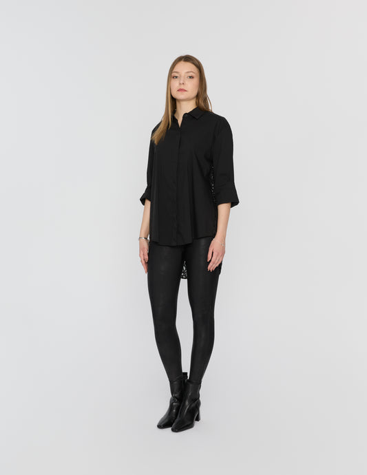 LCW25-045 Chemise à dos brodés